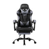 Artiss Office Chair Gaming Chair Computer Chairs Recliner PU Leather Seat Armrest Footrest Black Grey