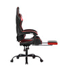 Artiss Gaming Office Chairs Computer Seating Racing Recliner Footrest Black Red