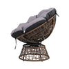 Gardeon Outdoor Papasan Chairs Lounge Setting Patio Furniture Wicker Brown