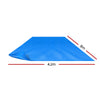 Aquabuddy 8M X 4.2M Solar Swimming Pool Cover 400 Micron Outdoor Bubble Blanket
