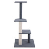 i.Pet Cat Tree 124cm Trees Scratching Post Scratcher Tower Condo House Furniture Wood Steps