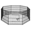 i.Pet Pet Dog Playpen 24" 8 Panel Puppy Exercise Cage Enclosure Fence