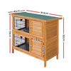 i.Pet Rabbit Hutch Wooden Chicken Coop Pet Hutch 82cm x 91.5cm x 45cm