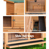 i.Pet Rabbit Hutch Wooden Chicken Coop Pet Hutch 82cm x 91.5cm x 45cm