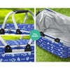 Alfresco Large Folding Picnic Bag Basket Hamper Camping Hiking Insulated Lunch Cooler