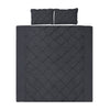Giselle Bedding Queen Size Quilt Cover Set - Black
