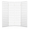 Artiss Room Divider Screen Wood Timber Dividers Fold Stand Wide White 4 Panel