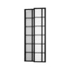 Artiss Room Divider Screen Privacy Wood Dividers Stand 3 Panel Nova Black