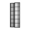 Artiss Room Divider Screen Privacy Wood Dividers Stand 4 Panel Nova Black