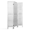 Artiss 3 Panel Room Divider Screen Privacy Wood Dividers Timber Stand White