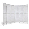 Artiss 6 Panel Room Divider Screen Privacy Wood Foldable Stand Timber White