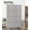 Artiss Jade Room Divider Screen Privacy Wood Dividers Stand 4 Panel White