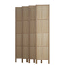 Artiss Jade Room Divider Screen Privacy Wood Dividers Stand 8 Panel Brown