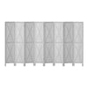 Artiss Silon Room Divider Screen Privacy Wood Dividers Stand 8 Panel White