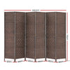 Artiss 6 Panel Room Divider - Brown