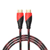 1.8m HDMI 1.4 Version 1080P Nylon Woven Line Red Black