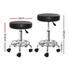 Artiss 2X Saddle Salon Stool Swivel Barber Chairs Bar Stools Hydraulic Lift PU