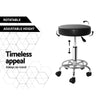 Artiss 2X Saddle Salon Stool Swivel Barber Chairs Bar Stools Hydraulic Lift PU