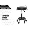 Artiss 2X Saddle Salon Stool Swivel Barber Hair Dress Chair Hydraulic Lift White