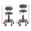 Artiss 2X Salon Stool Swivel Round Barber Hair Bar Stools Hydraulic Lift White