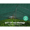 Instahut 50% Sun Shade Cloth Shadecloth Sail Roll Mesh Outdoor 100gsm 1.83x20m