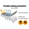 Instahut 3.6x7.3m Tarp Camping Tarps Poly Tarpaulin Heavy Duty Cover 180gsm Silver