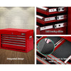 Giantz 9 Drawer Mechanic Tool Box Cabinet Storage - Red