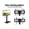 Artiss Floor TV Stand Brakcket Mount Swivel Height Adjustable 32 to 70 Inch Black