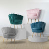Artiss Armchair Lounge Chair Accent Armchairs Retro Single Sofa Velvet Grey