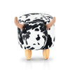 Keezi Kids Ottoman Foot Stool Toy Cow Chair Animal Foot Rest Fabric Seat White