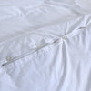 Elan Linen 100% Egyptian Cotton Vintage Washed 500TC White Double Quilt Cover Set