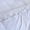 Elan Linen 100% Egyptian Cotton Vintage Washed 500TC White King Quilt Cover Set