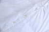 Elan Linen 100% Egyptian Cotton Vintage Washed 500TC White King Single Quilt Cover Set