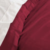 Balmain 1000 Thread Count Hotel Grade Bamboo Cotton Quilt Cover Pillowcases Set - King - Bordeaux