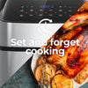 Kitchen Couture 11.5 Litre Air Fryer Multifunctional LCD Digital Display Silver