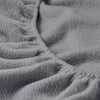 Royal Comfort Polar Fleece Flannel Sheet Set Ultra Soft Plush Cozy - Single - Grey