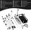 Cocktail Shaker Set Boston 23-Piece Stainless Steel and Professional Bar Tools for Drink Mixing