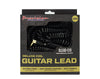 Precision Audio 5 Pack 1/4" To 1/4" 6.35mm Deluxe Coil Studio Guitar Lead Straight to Straight GLEADC10 10m