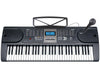 Precision Audio 61 Key Full Size Electronic Keyboard LCD Screen Wired Microphone MK2106
