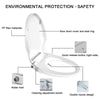 Non Electric Bidet Toilet Seat O Cover Bathroom Dual Nozzle Spray Water Wash