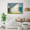 60cmx90cm Room By The Sea By Edward Hopper White Frame Canvas Wall Art
