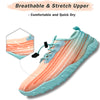 Water Shoes for Men and Women Soft Breathable Slip-on Aqua Shoes Aqua Socks for Swim Beach Pool Surf Yoga (Orange Size US 12)