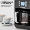 Morphy Richards Verve Filtered Coffee Maker With Timer - Black