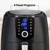 Pronti 7.2l Electric Air Fryer - 1800w Healthy Cooker For Oil-free Low-fat Cooking Kitchen Bench-top Oven Oil Free Low Fat - Black