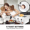 Pronti Toaster, Kettle & Coffee Machine Breakfast Set - White