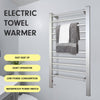Pronti Heated Towel Rack Electric Bathroom Towel Rails Warmer Ev-160- Silver