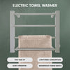 Pronti Heated Towel Rack Electric Bathroom Towel Rails Warmer Ev-60 -silver