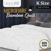 Laura Hill 800gsm Microfibre Bamboo Quilt Comforter Doona - King