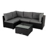 Outdoor Modular Lounge Sofa Bondi &#8211; Black