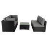 Outdoor Modular Lounge Sofa Bondi &#8211; Black